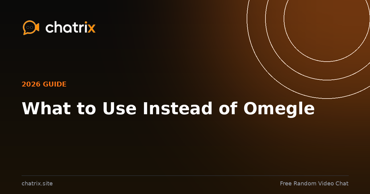What Happened to Omegle? (And the Best Alternatives in 2026)